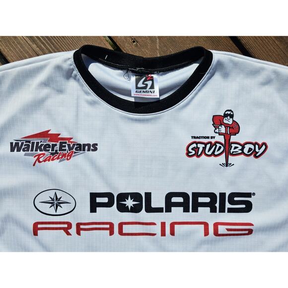 Walker Evans Polaris Racing Shirt Jersey Crewneck G2Gemini Mens XL Stud Boy USA - Picture 2 of 6